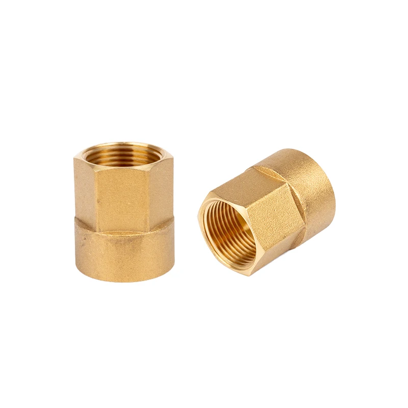 Fittings for Connecting Water Pipes and Wear-resistant Brass Wholesale Solid Gold Hexagon Casting Steel Female Plug Reducing 500