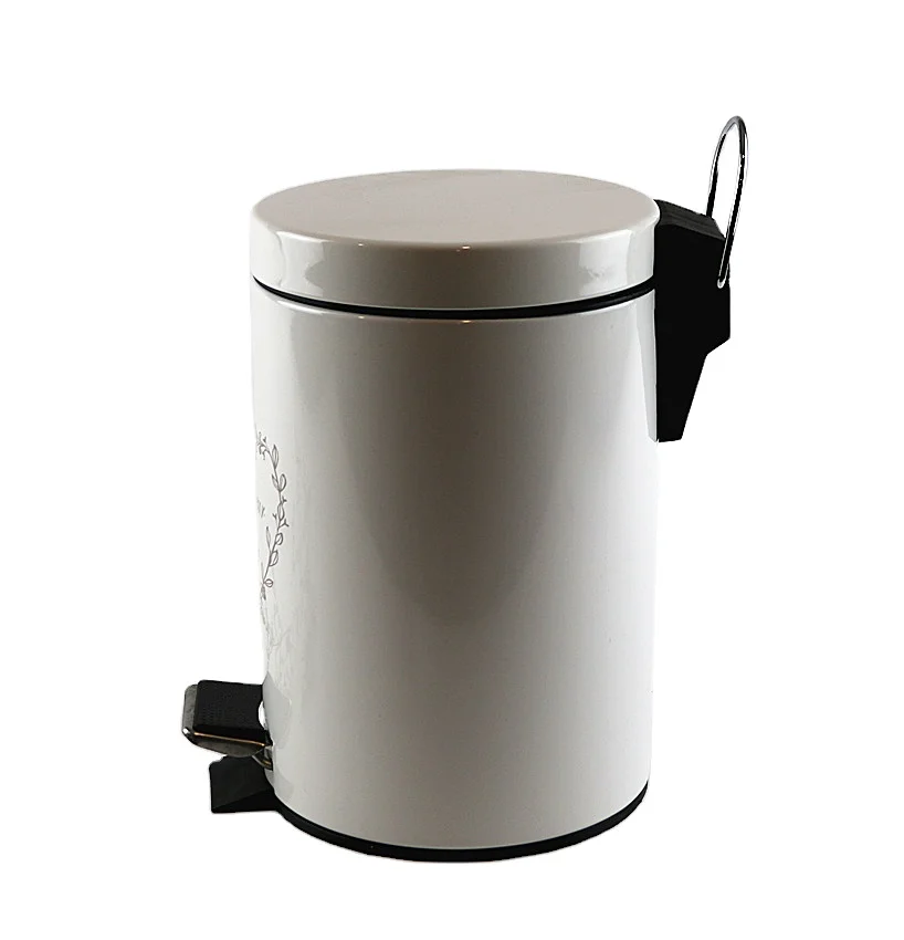 Роскошное высококлассное бытовое металлическое оцинкованное мусорное ведро из нержавеющей стали с ножками, пылесборник, мусорное ведро, мусорное ведро