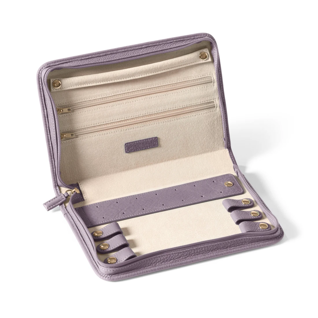 Elegant Small Jewelry Organizer Portable PU Leather Jewelry Travel Case