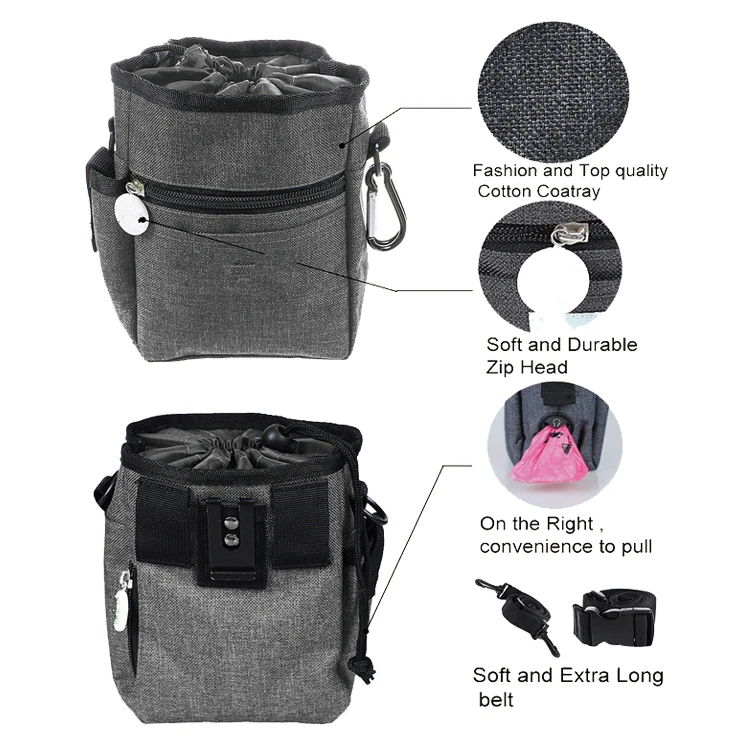 
multifunction waterproof easy carry travel pet dog training bag 