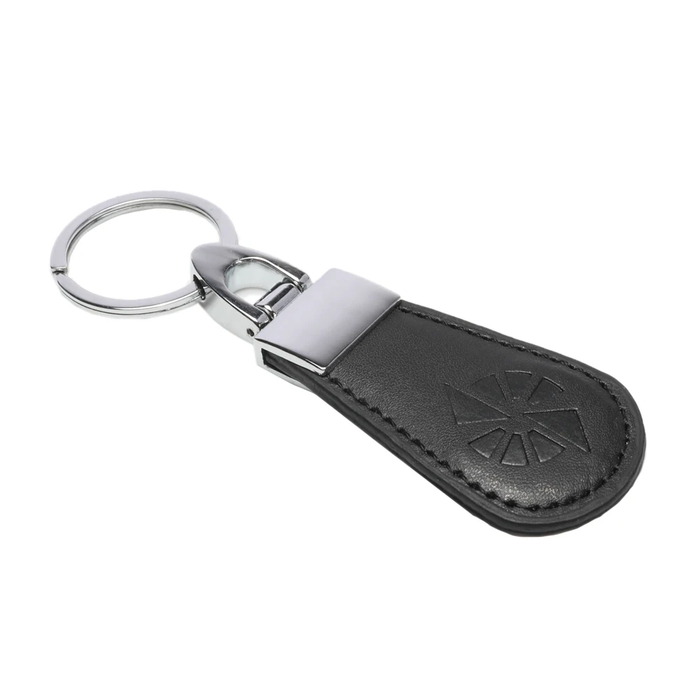 private label rfid nfc leather key fob for door access