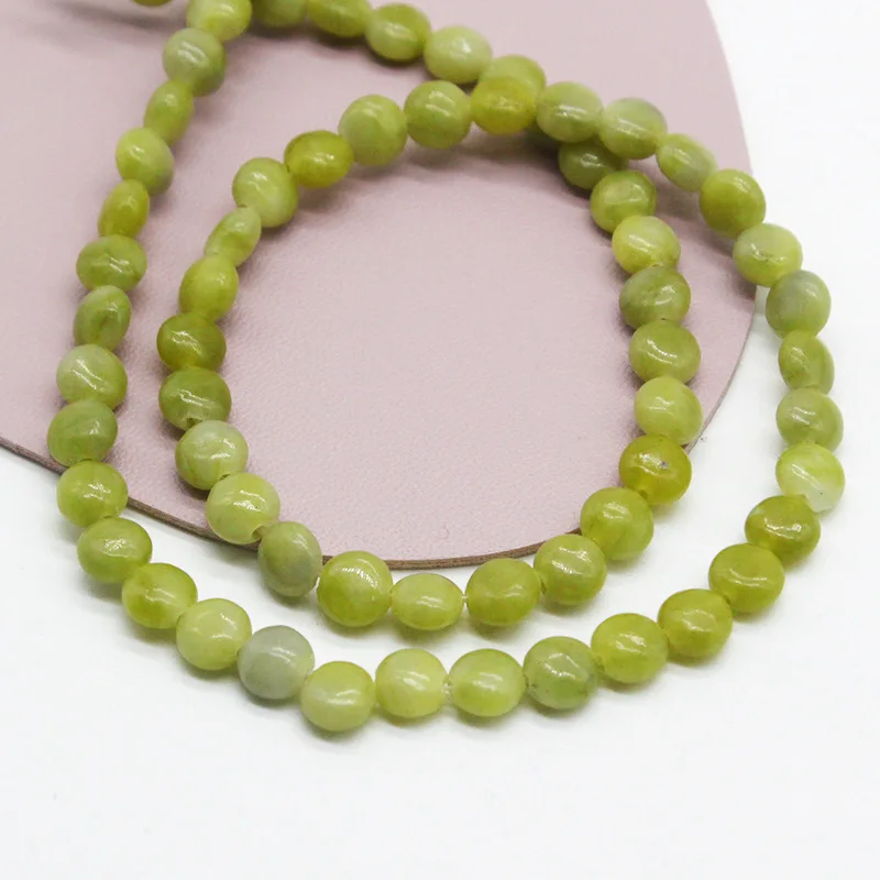 JC Crystal High Quality 6mm Double Fat Loose Stone Beads Natural Stone Beads for Jewelry Making