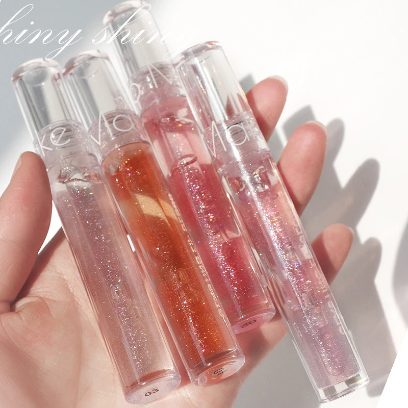 Hot Selling Clear Lip Gloss Natural Shimmer Plumping Lip Gloss Moisturize Nourish Lip Gloss