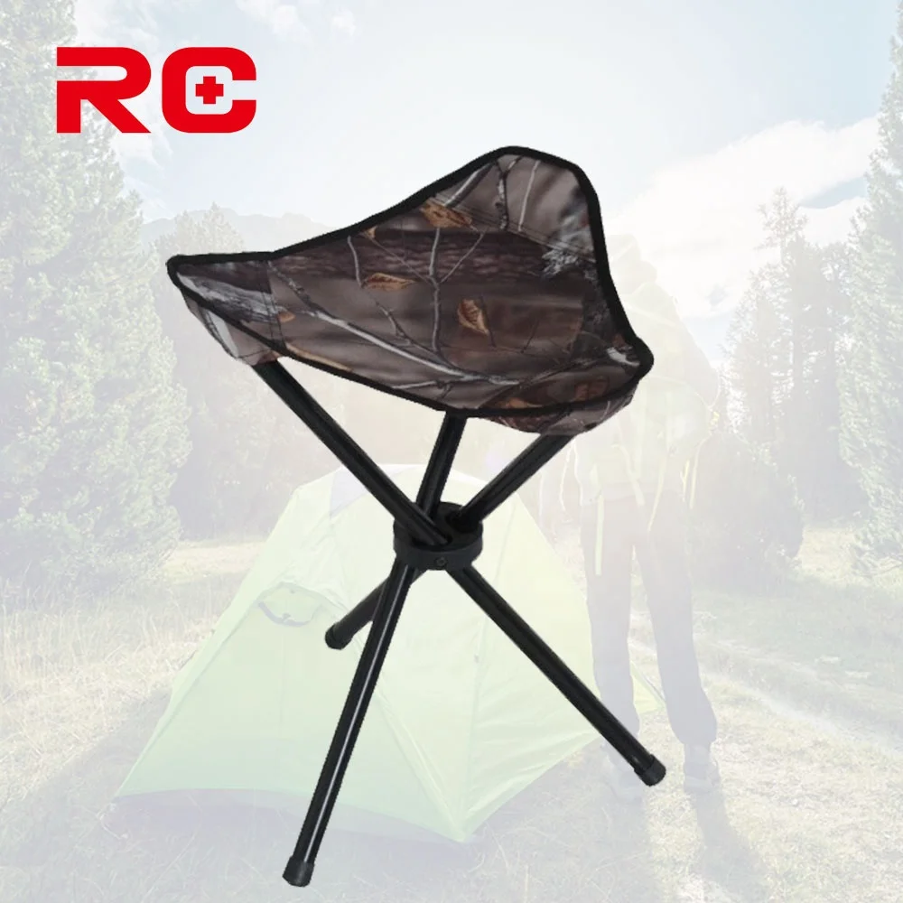 Outdoor Convenient Fishing Portable Fishing Chairs Casting Folding Stool Triangle Fishing Foldable Chairs