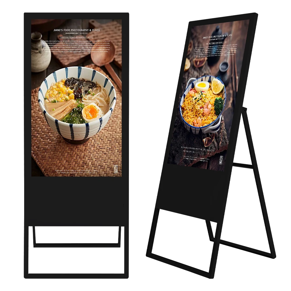 32 inch advertising poster display digital signage monitor touchscreen totem lcd display advertising monitor for restaurant