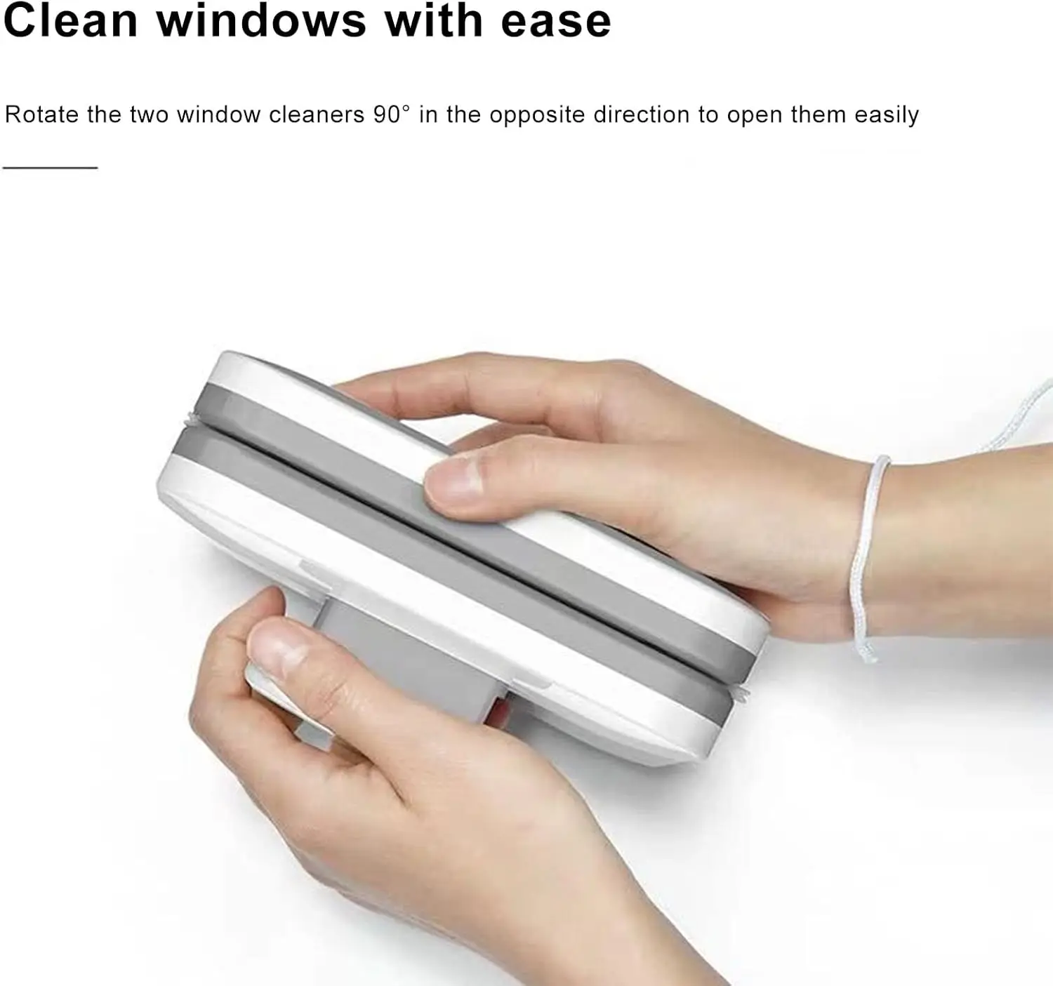 sdm China New Double Sided Magnetic Window Cleaner kit Wiper with Sponge