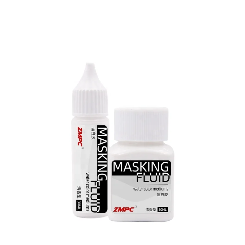 OEM Private label & box 18ml 30ml pen type art masking fluid for watercolor painting