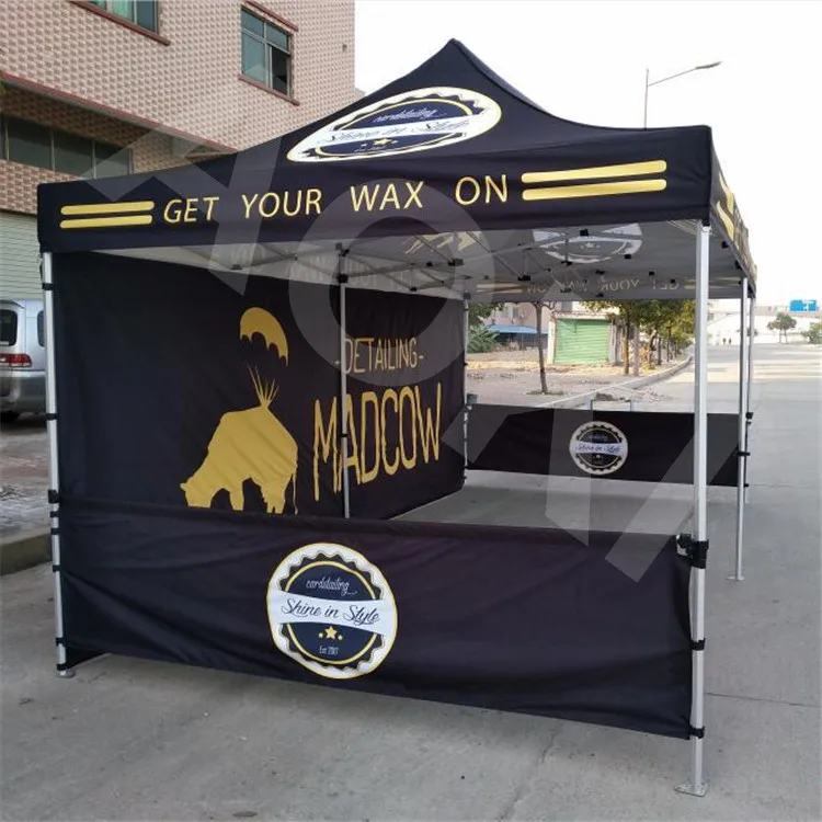 Hexagonal 40mm pipe Wholesale Hexagon Pop up Folding Advertising Tent for Event