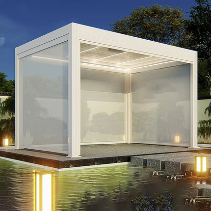 Acero Galvanizado de Acero pergola outdoor PVC aluminium pergola and gazebos outdoor