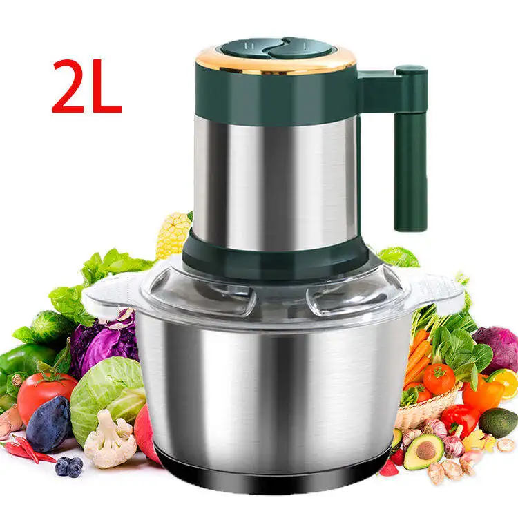 10 in 1 2l glass powerful quality juicing, electric blender set food processor for baby/