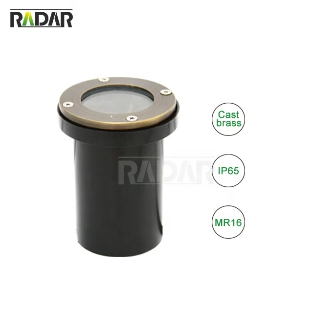 brass underground lighting fixture  RGL-8800-BBR