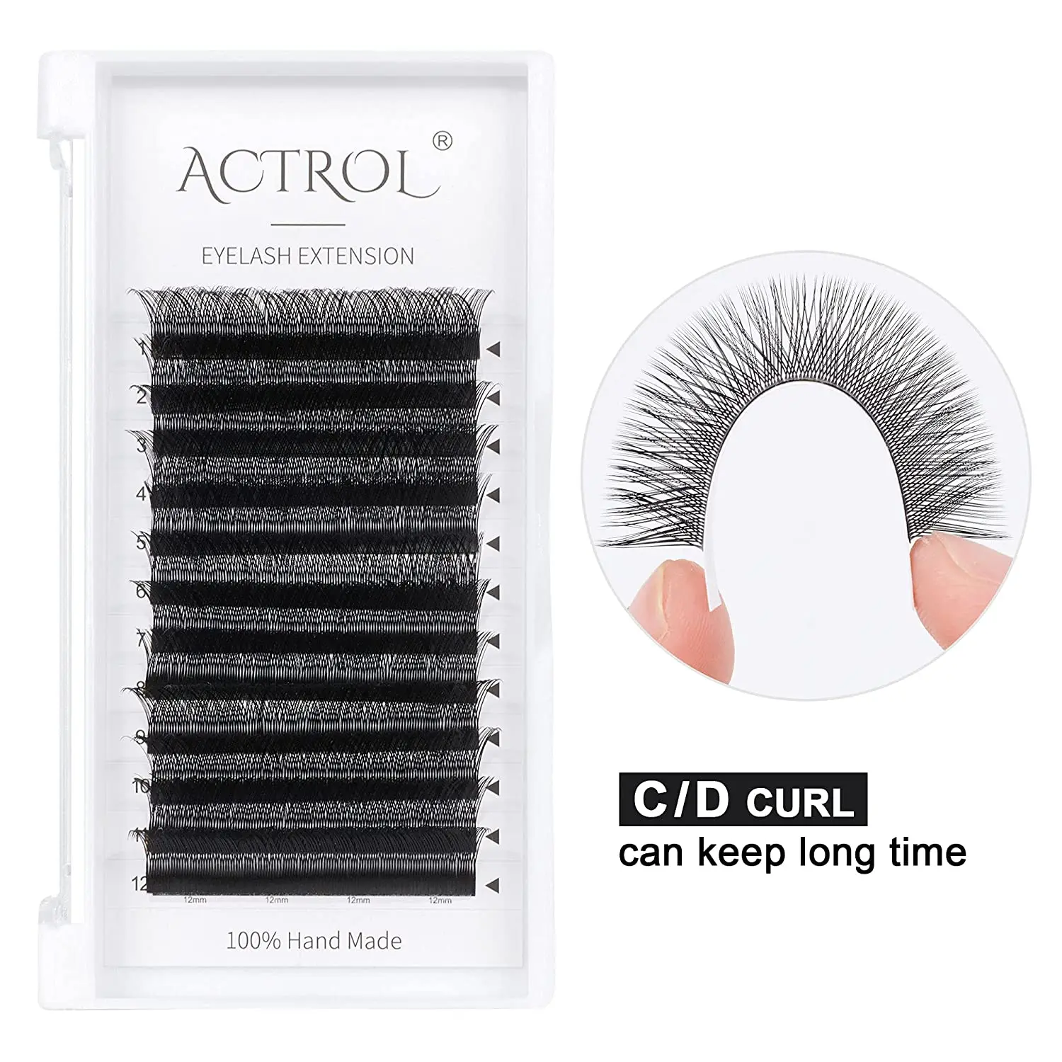 YY Eyelashes Extension Lashes Black D Curl 0.05mm 15mm Lash Volume Extension Easy Fans Y Shaped Premade Soft Eyelashes Supply