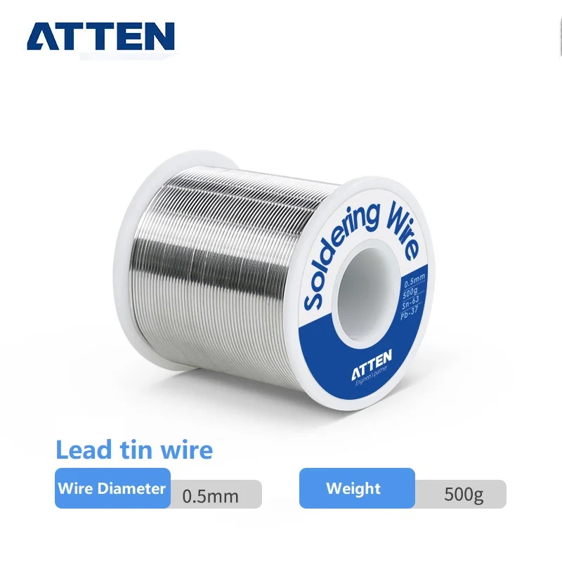 0.5mm/0.8mm/1.0mm 500g 63/37 Lead Tin Wire Flux-cored Wire Solder Wire