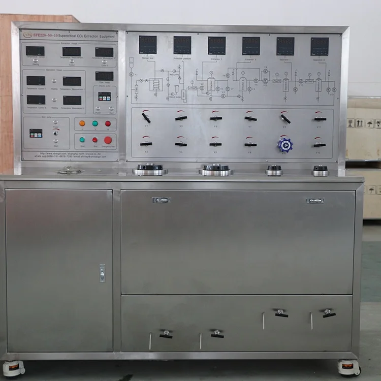 China manufacturer wholesale 316L Stainless steel pharmaceutical grade supercritical co2 extraction machine for cbd oil