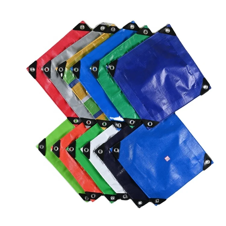 120Gsm,130Gsm,150Gsm Green Color Pe Tarpaulin Roof Tarp Camping Tarp in China