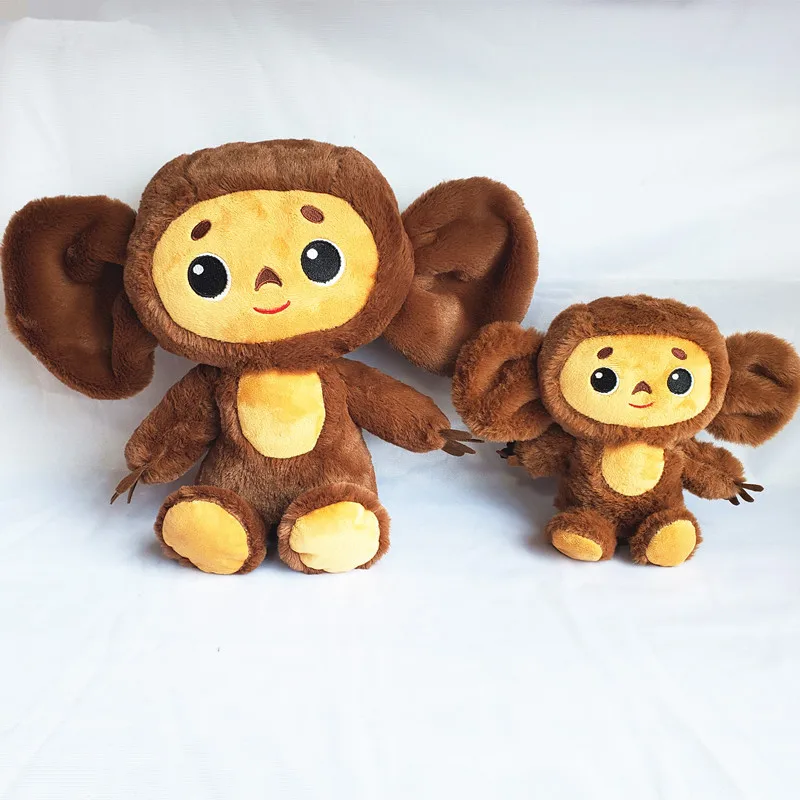 Lovely Big Ear Monkey Long Plush Toys Russia Cheburashka Big Eyes Monkey Stuffed Animals Dolls For Girls Boys Birthday Gift