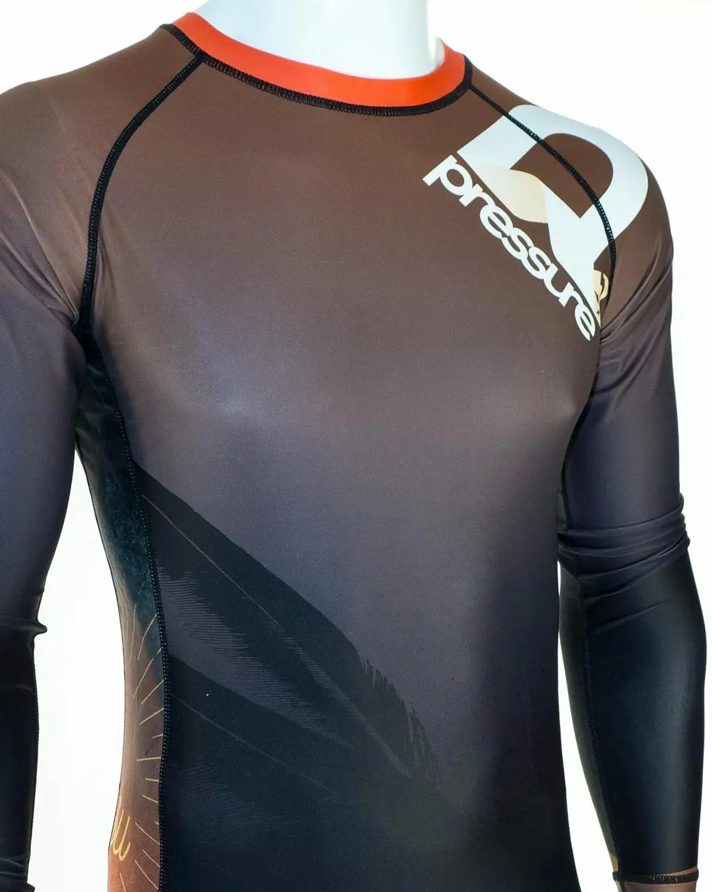 Оптовая продажа на заказ печатных мужчин с длинным рукавом Рашгард бразильский Bjj джиу джитсу