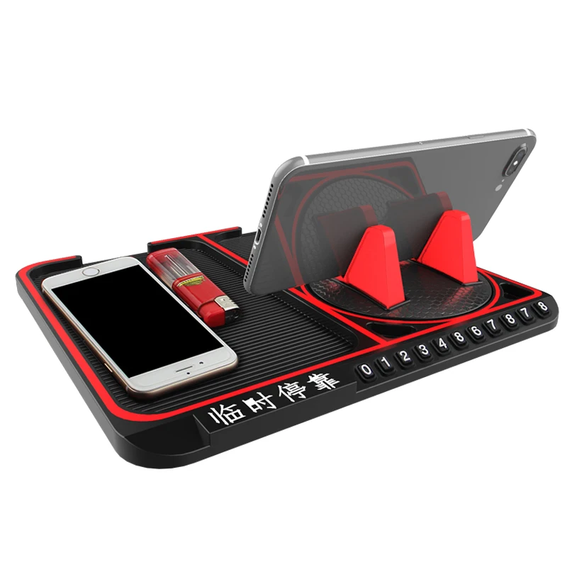 Anti-Slip Silicone Car Phone Dashboard Pad Mat,Hands-free Cell Phone Holder For Car/Home/Office Compatible With iPhone 7 7P 6s 6