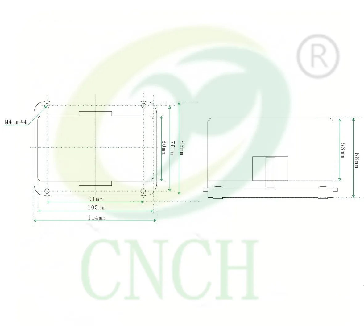 For 15305-4-0-4 Power Distribution Modules 15303 15305 Series Fuse Relay Panel Mounting Brackets CNCH