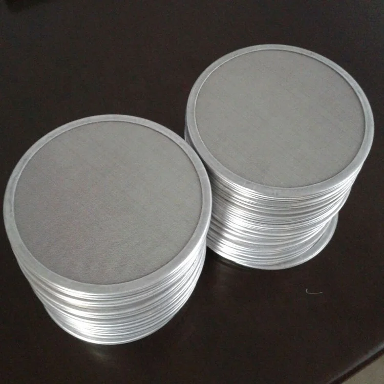 Stainless steel Round filter disc extruder screen wire mesh for water filter