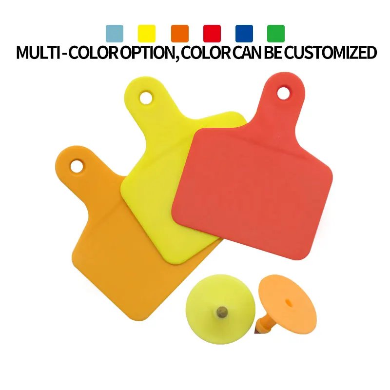 HED-ET113 ear tag for animals with chip serial number for livestock ear tag