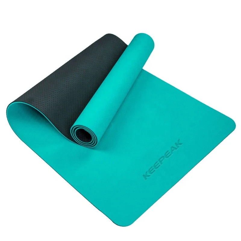 Keepeak China factory supplied top quality pilates personalized outdoor fitness large eco yoga mat