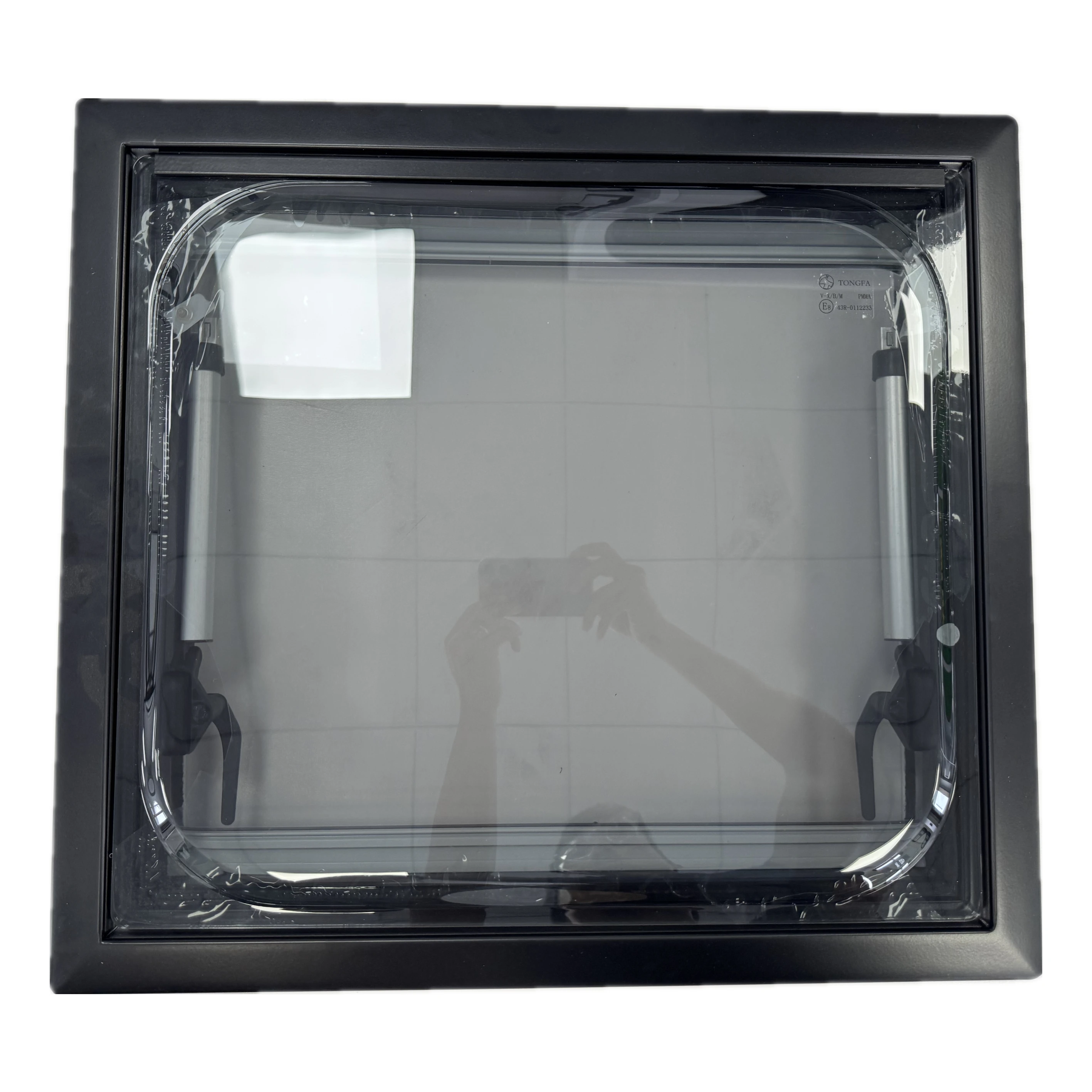 2024 TONGFA 15*11inch E-mark right angle acrylic rv camper trailer side plastic replacement windows