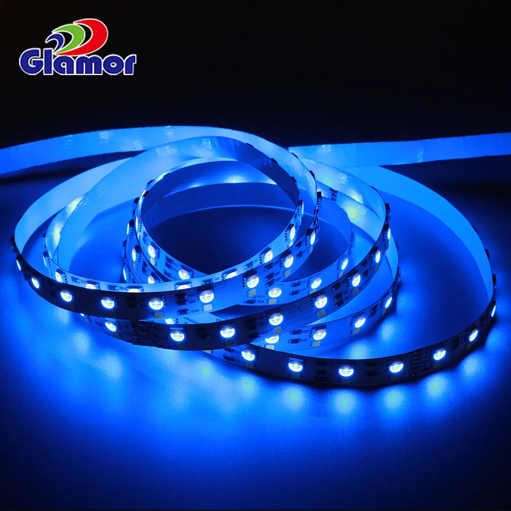 Factory OEM rgb remote control 5m 10m multi color safe 12V 24V TV KTV mood lights rgbw led strip
