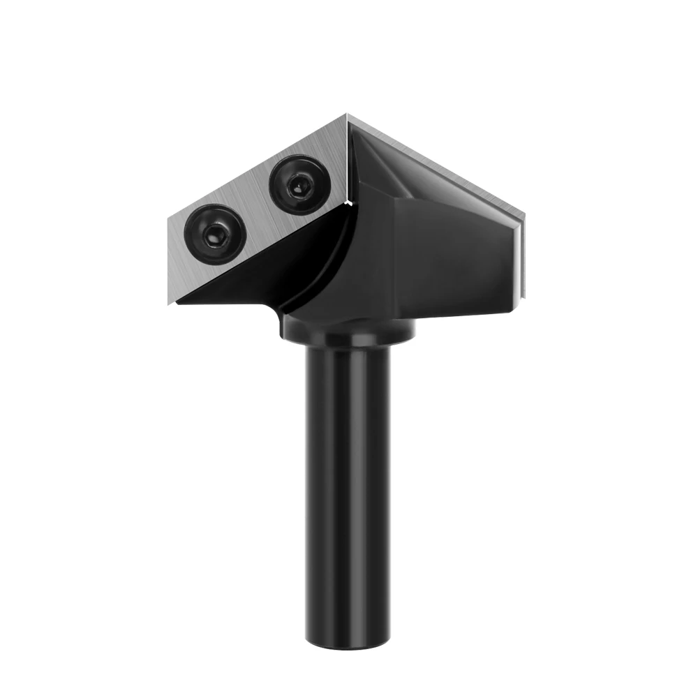 LAVIE 1/2 shanK 45 120 Degree V-Type milling cutter cleaning bottom woodworking tools Router Bit Set  X13G