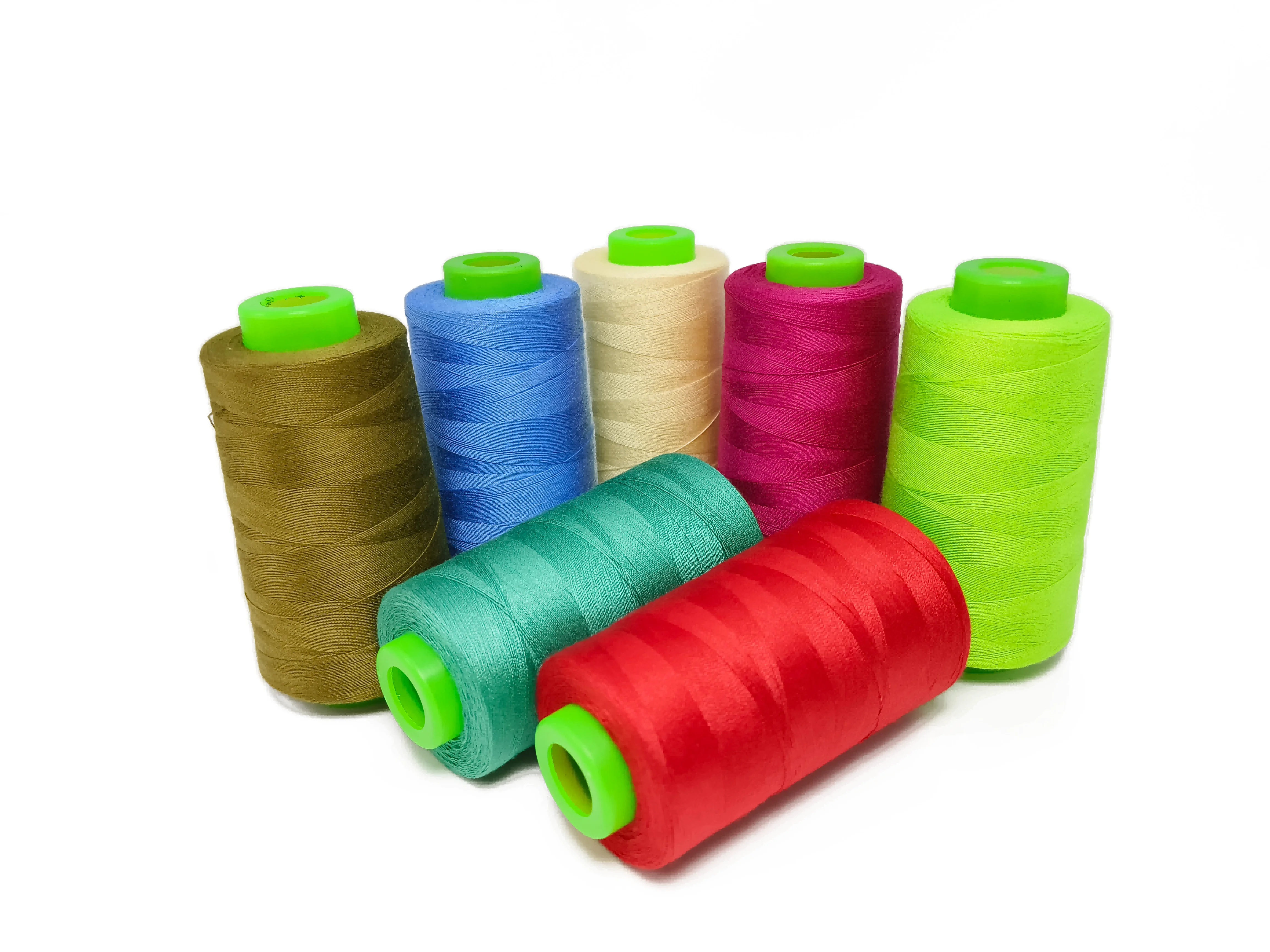 Polyester Dyed PP24/2 Core Spun sewing thread 2000 Meters Factory direct wholesale for Garments and Sewing Machines