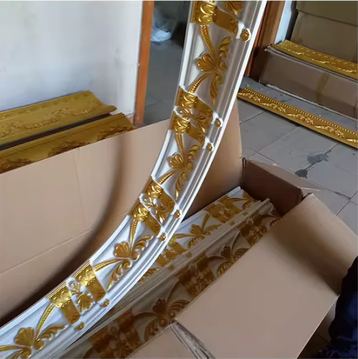 Factory direct sale PU decorative moulding wall frame moulding PU cornice for ceiling