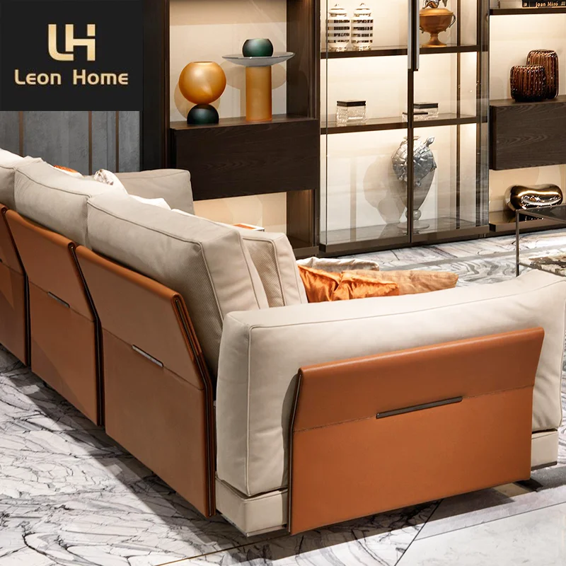 New Designer Style Manufacturer Custom Made High Quality Luxury Living Room Sofa Italian Sofa Set Furniture