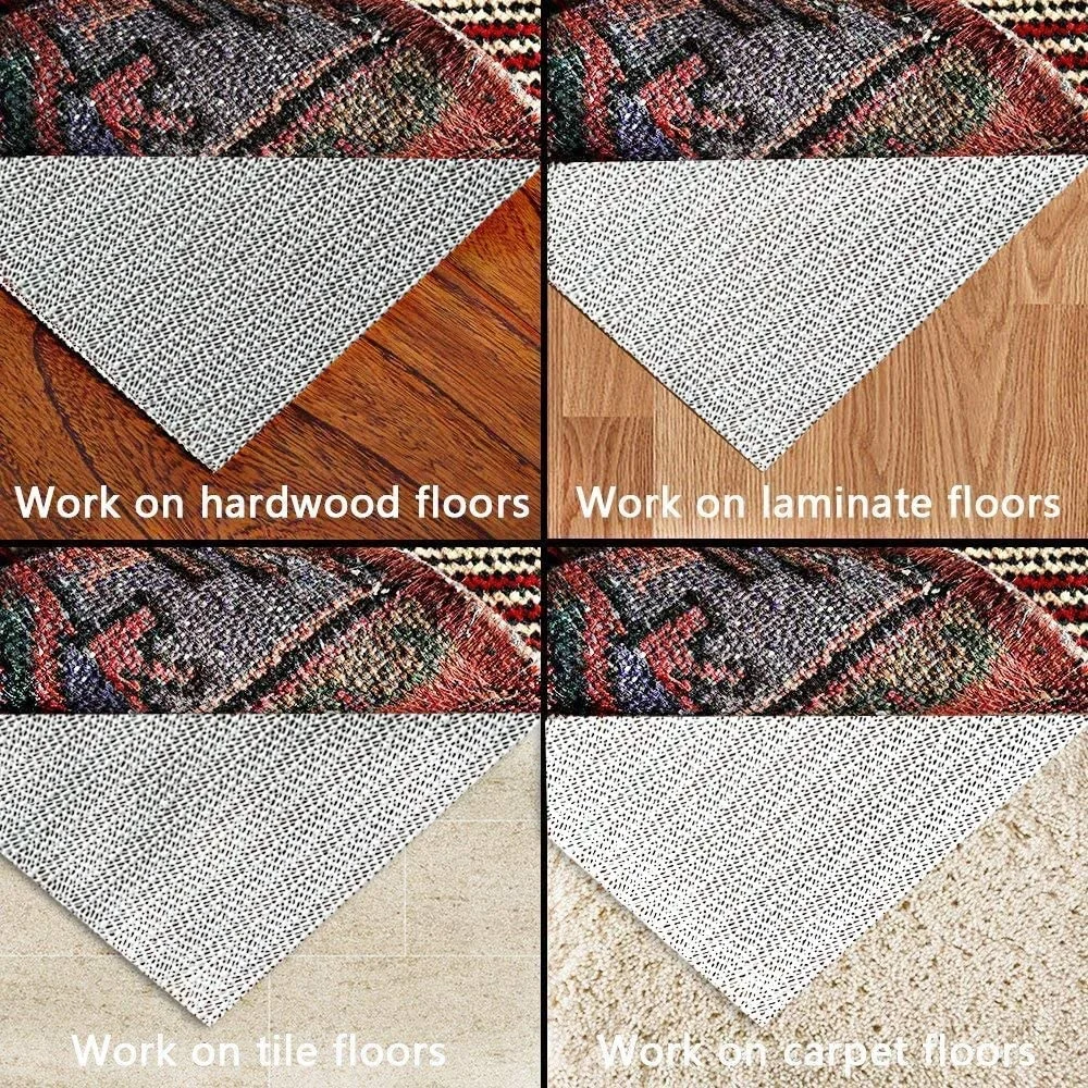 Non slip carpet underlay area rug cushion pad non skid rug pad