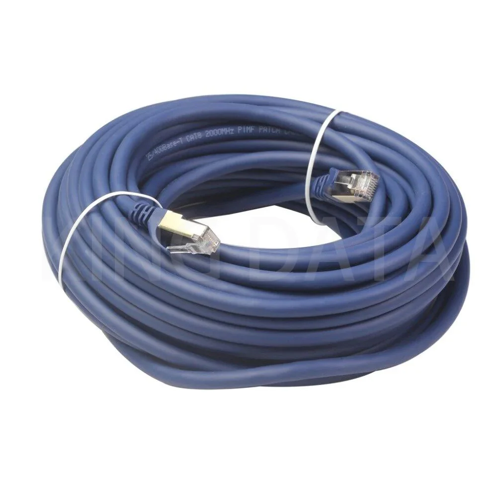 Original Design Manufacturing cat8 4pr 26awg ftp ethernet cable cat8 50 ft network cable