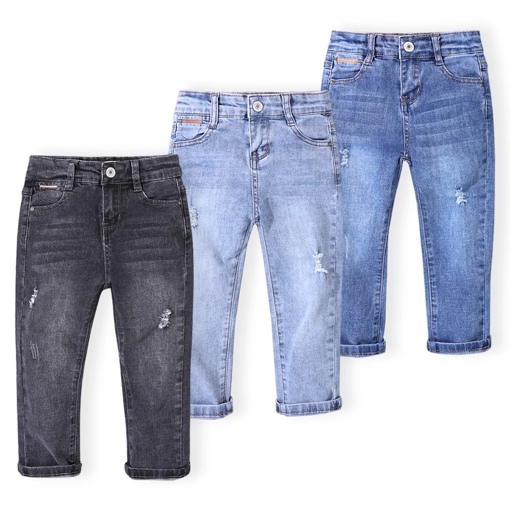 Kid designer pants casual baby pantalon jeans trouser wholesale boys custom denim jeans pour enfants