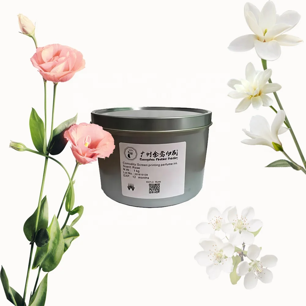 Bonedry Perfume Ink for Screen Printing Water Based Rose Flower Ink One-stop Purchasing for Prayer Material
