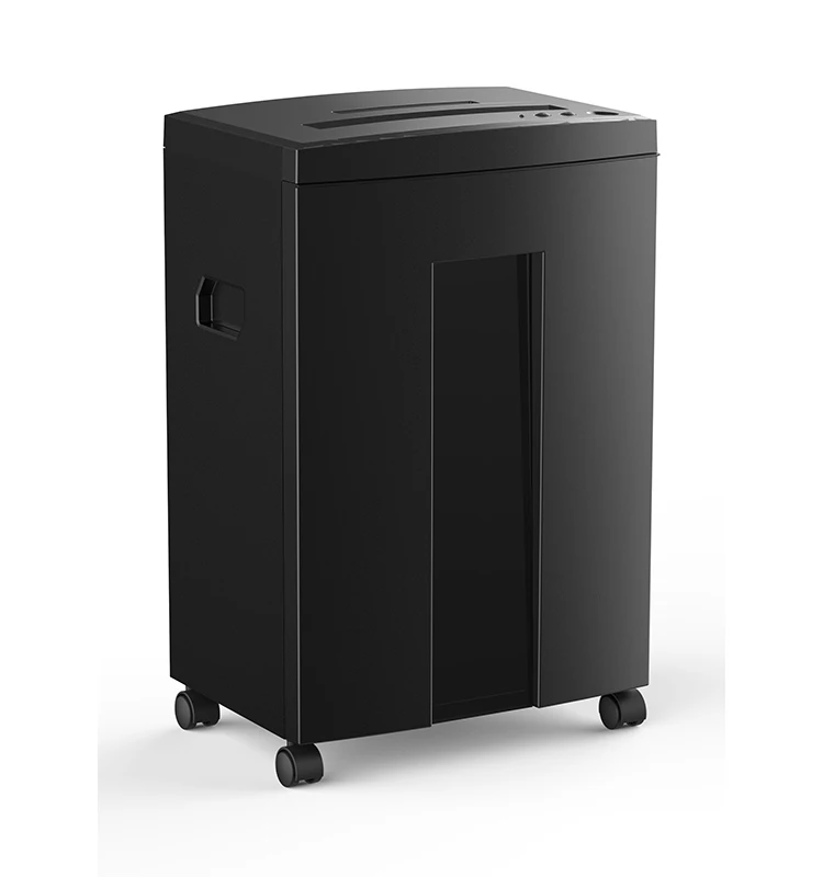 WOLVERINE 10-Sheet 40 Mins Running Time Cross Cut Paper shredder for  Home Office  Heavy Duty High Security Level P-5 Black