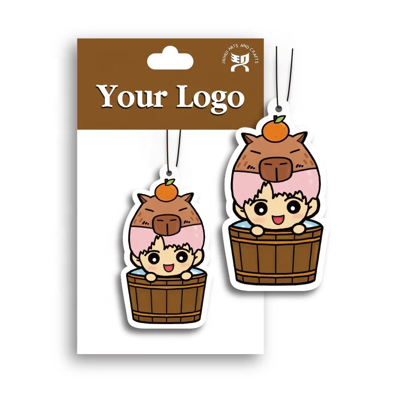 Customized Design Hanging Air Freshener With Multiple fragrances Clean the air inside the car