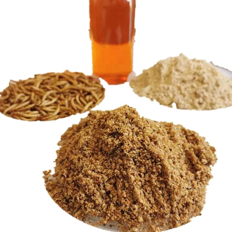  Quality Full Fat And Protein Mealworm Powder Insect Feed