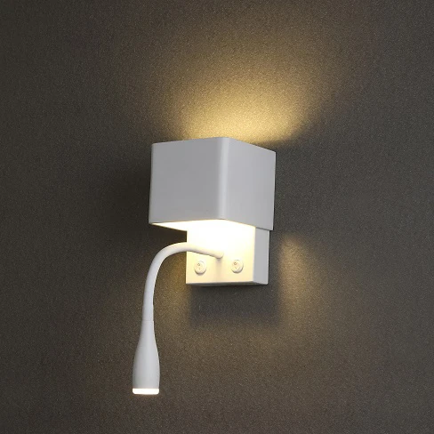 How Bright Indoor hotel home bedside bed headboard surface mounted lamp led reading wall light