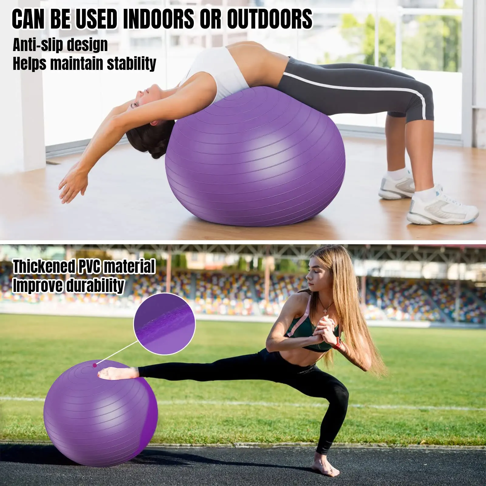 Оптовая продажа с завода кресло для фитнеса сверхмощный швейцарский мяч пилатеса йоги стабильности баланса беременных