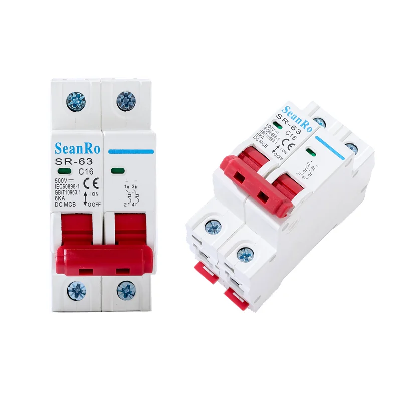 solar PV MCB DC circuit breaker circuit breaker  25 32 40 50 63 amp circuit breaker Factory direct shortcircuit protect