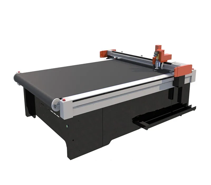 CNC Oscillating blade leather Cutter/Vibrating Knife Cutting Machine