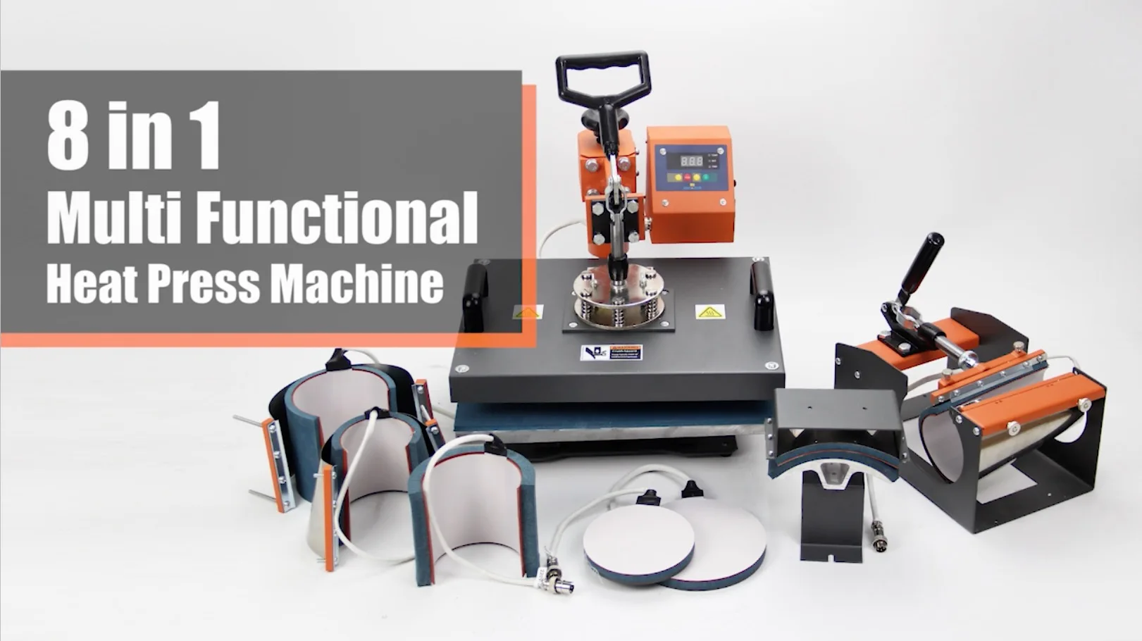 8 in 1 Heat Press Machine (29x38cm ) T-Shirt Printing Machine 8 1 Sublimation Machine