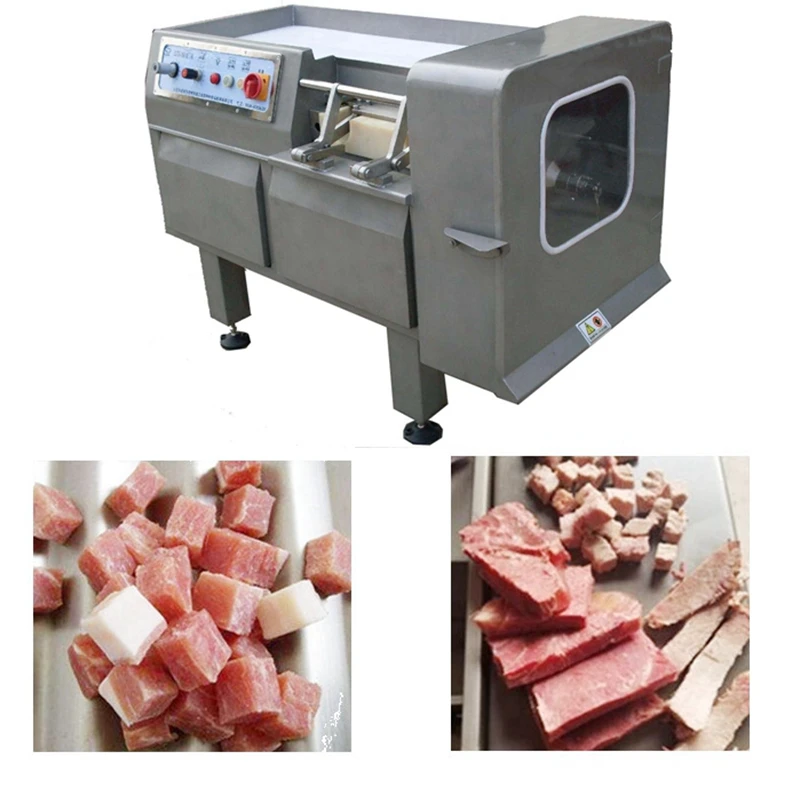 
Commercial mutton beef block dicing cutter frozen meat cube cutting machine 