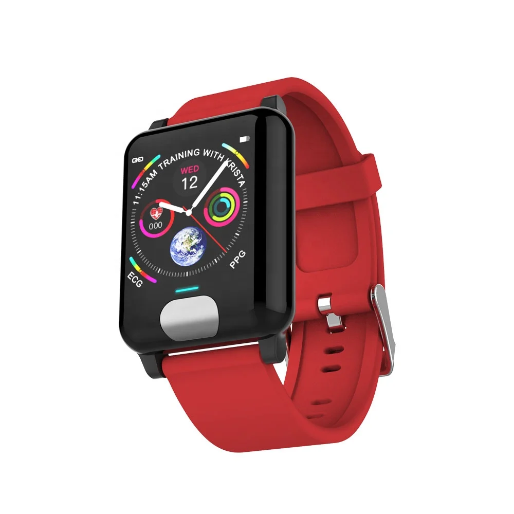 E04 ЭКГ + PPG Smart Браслет сна монитор сердечного ритма фитнес-трекер IP67 водонепроницаемый артериального давления Smart Band