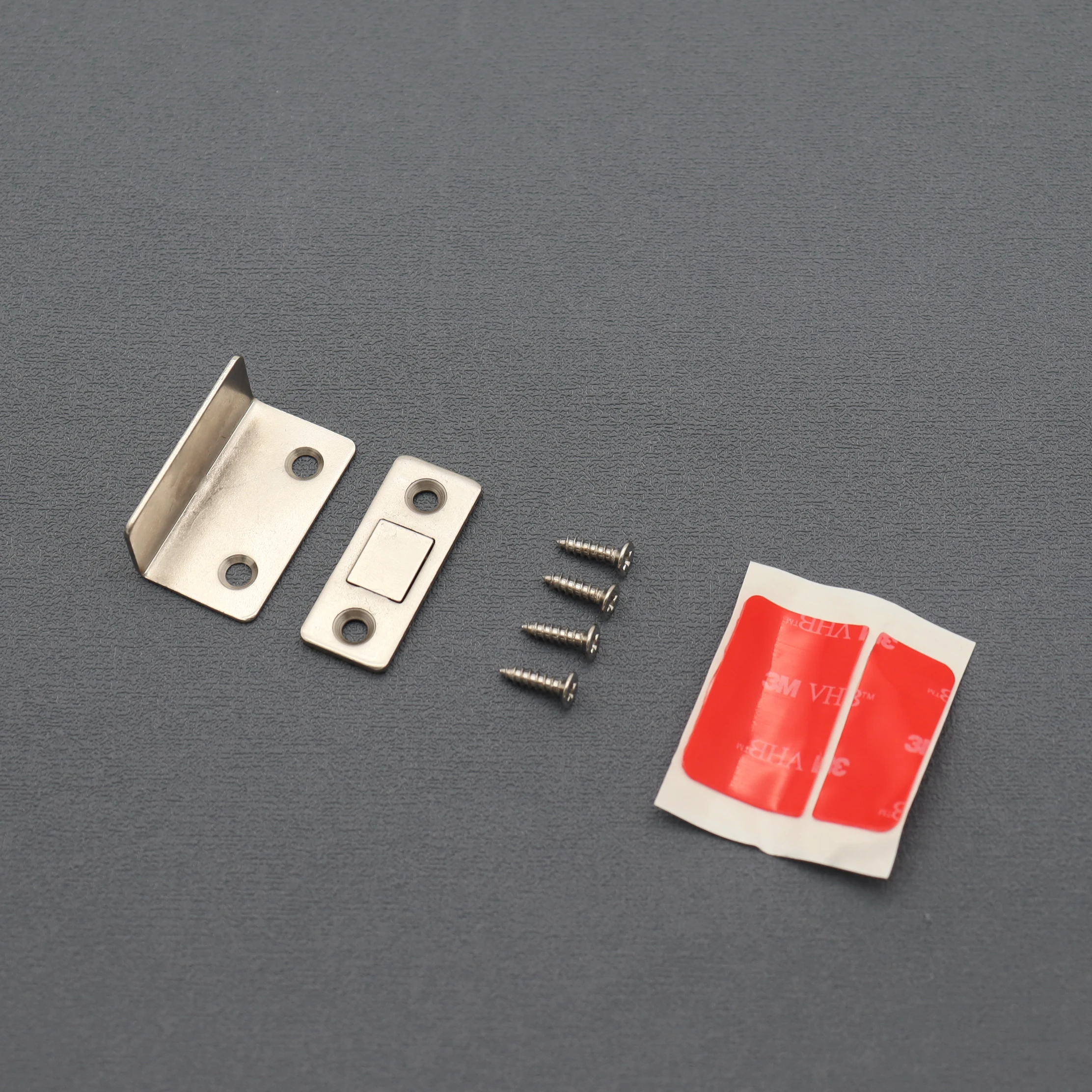 Heavy-duty Kitchen Drawer Ultra Thin Cabinet Latch L Shape Metal Drawer Door Magnets with Strong Adhesive
