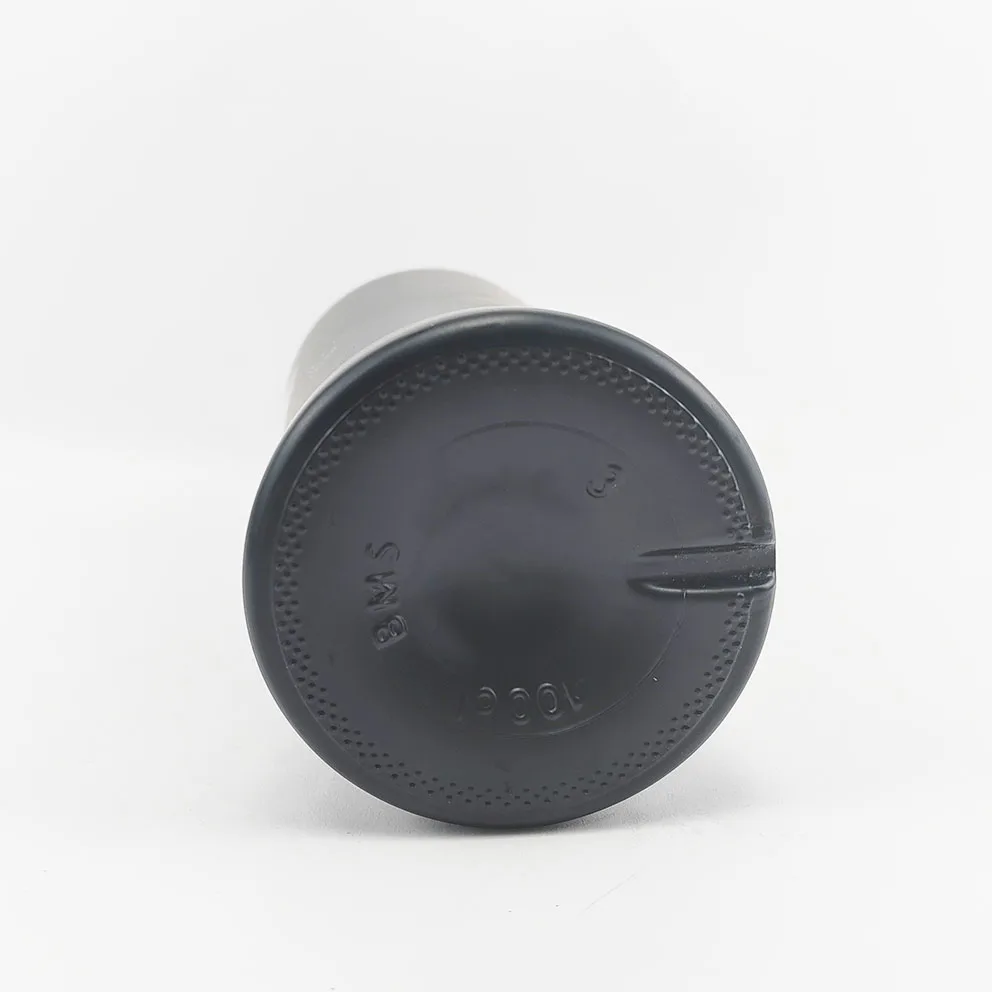 Wholesale  round matte black empty glass liquor vodka gin 500ml 700ml 750ml 1000ml bottle with stopper