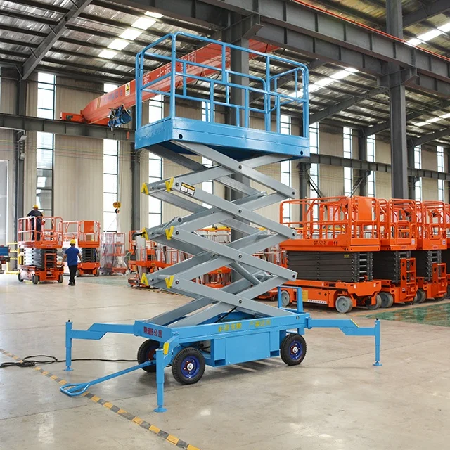 Мобильный ножничный подъемник Qiyun Kinglift выгодная цена 8 м 500 кг гидравлический используемый на заводе складах гостиницах аэропортах