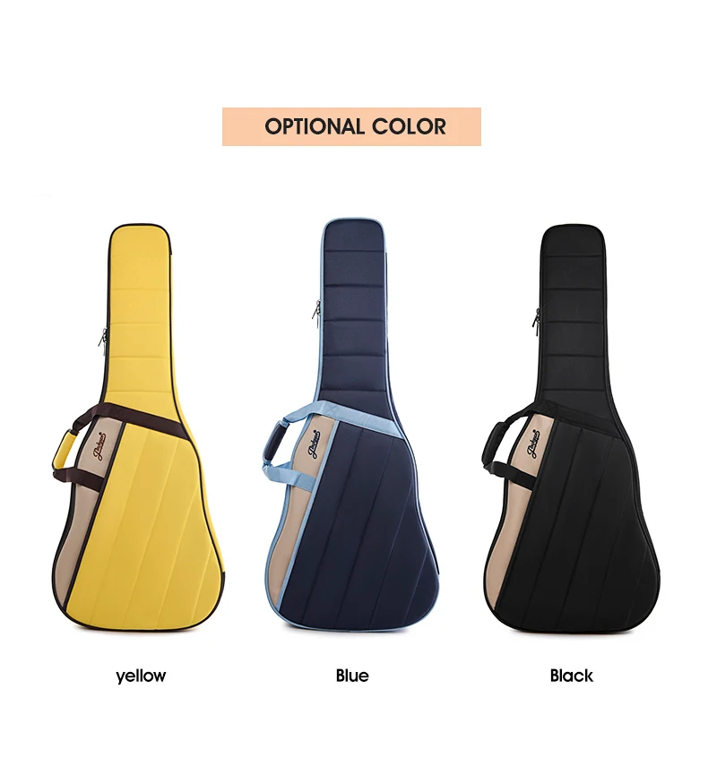 High Quality 20mm Thick Custom Factory Shoulder Strap Pocket for Guitar & Bass Bag Instrument Cases